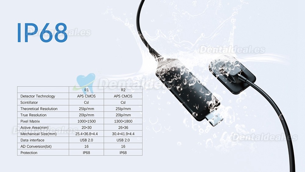 Refine Sensor intraoral DynImage Sensor de Rayos X Dental Digital